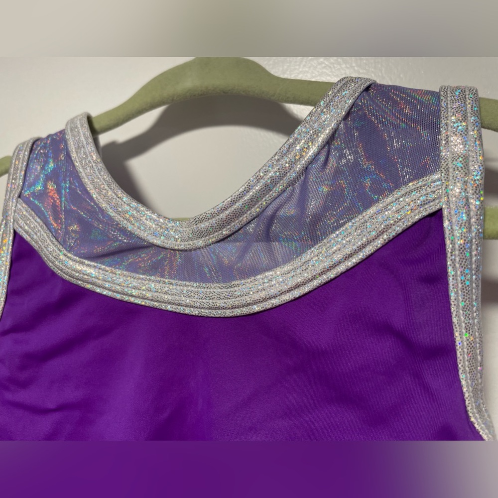 NWT GK CM Dazzling Purple Leotard - Picture 6 of 7